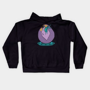 Bear Eats Alianangry Kids Hoodie